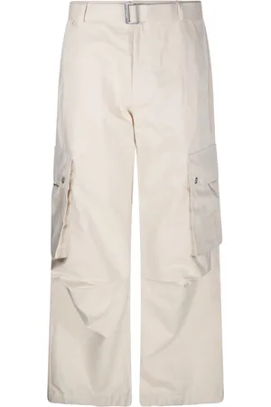 Jacquemus Spodnie, Mężczyzna, Beżowy, L, Cargo Pant Straight Trousers
