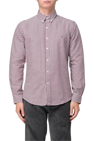 Ralph Lauren Koszule, Mężczyzna, Fioletowy, S, Koszula w Kratę w Fiolecie