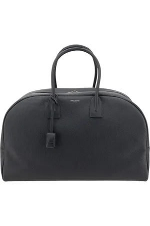 Saint Laurent Torebki, unisex, Czarny, ONE SIZE, Zamsz, Klasyczna Czarna Torba Podróżna