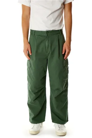 Carhartt Spodnie, Mężczyzna, Zielony, W30, Bawełna, Spodnie Cargo o Luźnym Kroju Relaxed Fit