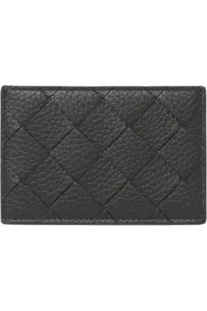 Bottega Veneta Akcesoria, Mężczyzna, Czarny, ONE SIZE, Czarny Portfel na Karty Elegancki Design