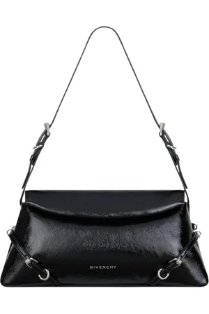 Givenchy Torebki, Kobieta, Czarny, ONE SIZE, Torba na ramię z lakierowanej skóry