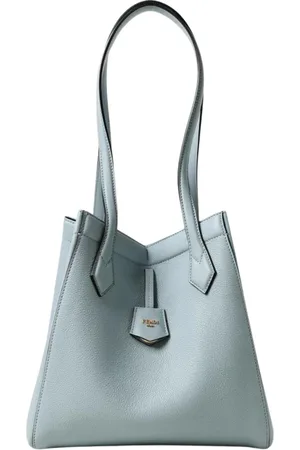 Fendi Torebki, Kobieta, Niebieski, ONE SIZE, Niebieska Torba Skórzana