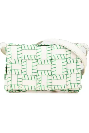 Bottega Veneta Pre-owned, Kobieta, Biały, ONE SIZE, Skóra, Pre-owned Leather crossbody-bags