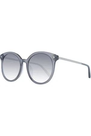 Bally Akcesoria, Kobieta, Szary, ONE SIZE, Szare Okulary Przeciwsłoneczne Dla Kobiet Okrągłe Soczewki Przejściowe