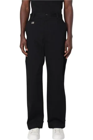 Dolce & Gabbana Spodnie, Mężczyzna, Czarny, L, Czarne Spodnie Cargo Stylowe i Wygodne