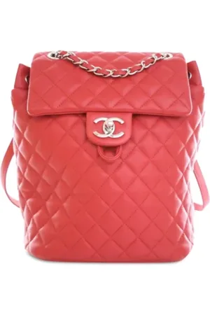 CHANEL Pre-owned, Kobieta, Różowy, ONE SIZE, Skóra, Pre-owned Leather backpacks