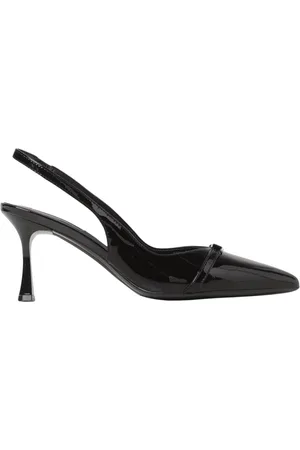 Karl Lagerfeld Buty, Kobieta, Czarny, 40 EU, Lakierowane Slingback Obcasy