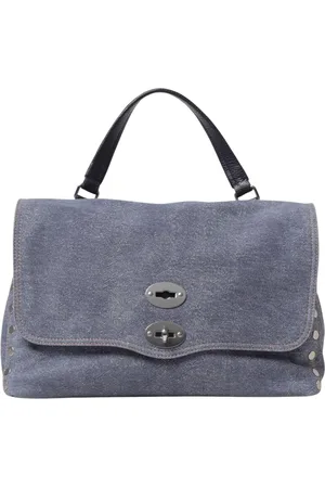 Zanellato Torebki, Kobieta, Niebieski, ONE SIZE, Denim, Niebieska Torba na Ramię z Dżinsu