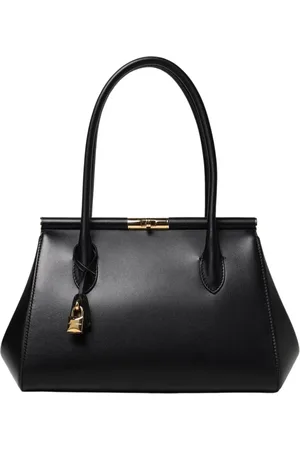 Dolce & Gabbana Torebki, Kobieta, Czarny, ONE SIZE, Strukturalna Skórzana Torba Lekarska