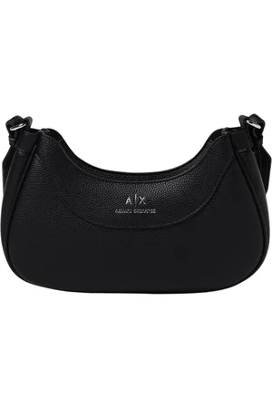 Armani Exchange Torebki, Kobieta, Czarny, ONE SIZE, Klasyczna Czarna Torba na ramię