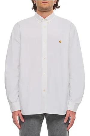 JUNYA WATANABE Koszule, Mężczyzna, Biały, L, Klasyczna Koszula Chambray