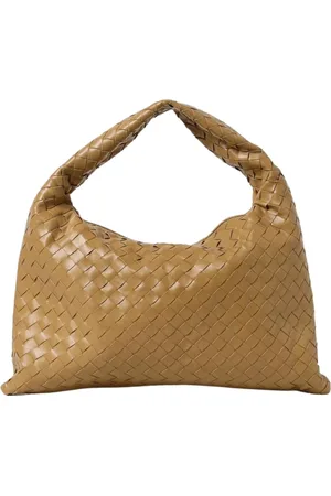 Bottega Veneta Torebki, Kobieta, brązowy, ONE SIZE, Elegancka Skórzana Torba na Ramię
