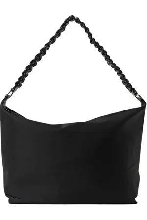 KARA Torebki, Kobieta, Czarny, ONE SIZE, Nylon, Elegancka Czarna Torba na Ramię