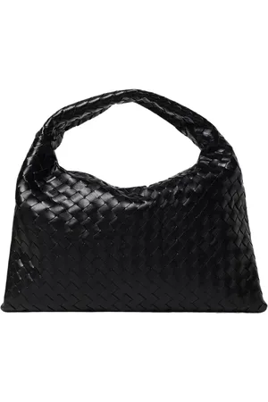 Bottega Veneta Torebki, Kobieta, Czarny, ONE SIZE, Beżowa Skórzana Torba na Ramię