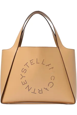 Stella McCartney Torebki, Kobieta, Beżowy, ONE SIZE, Czarna Shaggy Deer Torba na ramię