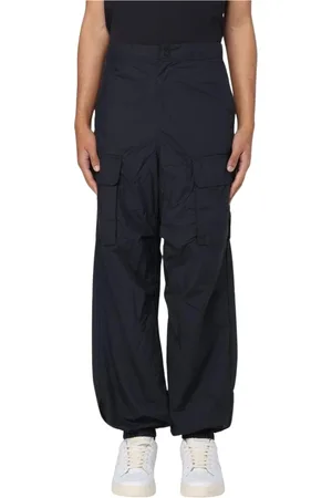 save the duck Spodnie, Mężczyzna, Czarny, M, Nylon, Stylowe Spodnie Cargo
