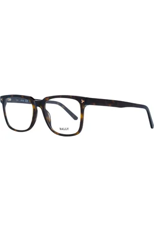 Bally Akcesoria, Mężczyzna, Niebieski, ONE SIZE, Brązowe Kwadratowe Okulary Optyczne