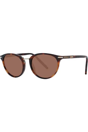Serengeti Akcesoria, unisex, brązowy, ONE SIZE, Brązowe Okulary Przeciwsłoneczne Owalne Damskie