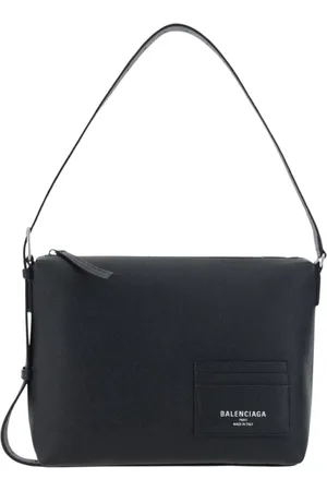 Balenciaga Torebki, Mężczyzna, Czarny, ONE SIZE, Len, Elegancka Torba na Ramię dla Mężczyzn