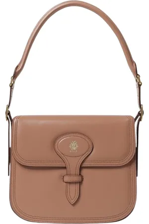 Bally Torebki, Kobieta, brązowy, ONE SIZE, Beżowa Skórzana Torba na Ramię