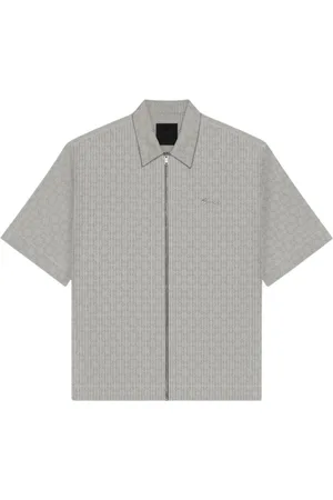 Givenchy Koszule, Mężczyzna, Szary, L, Szara Koszulka Polo Stylowy Design