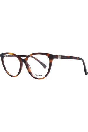 Max Mara Akcesoria, Kobieta, brązowy, ONE SIZE, Brązowe Okulary Optyczne Cat Eye