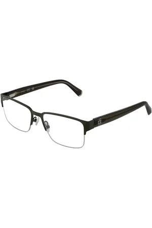 Guess Akcesoria, Mężczyzna, Czarny, ONE SIZE, Zielone Okulary Optyczne Browline