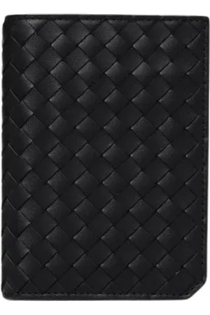 Bottega Veneta Akcesoria, Mężczyzna, Czarny, ONE SIZE, Portfel na karty z skóry