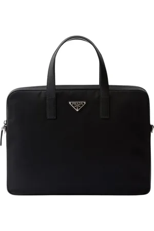 Prada Torebki, Mężczyzna, Czarny, ONE SIZE, Nylon, Elegancki Pokrowiec na Laptopa dla Mężczyzn
