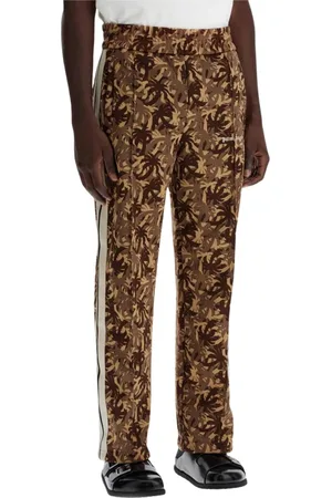 Palm Angels Spodnie, Mężczyzna, brązowy, L, Brązowe Track Pants dla Nowoczesnego Mężczyzny