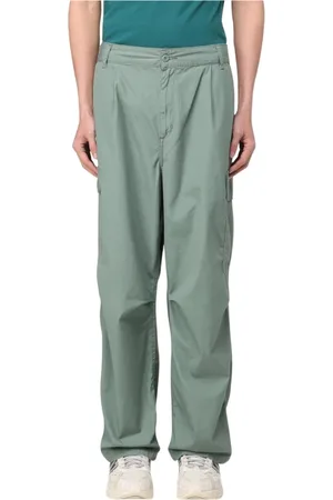 Carhartt Spodnie, Mężczyzna, Zielony, W32, Spodnie Cargo Luźny Fason