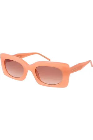 Scotch&Soda Akcesoria, Kobieta, Różowy, ONE SIZE, Różowe Okulary Przeciwsłoneczne Damskie Prostokątne Brązowe