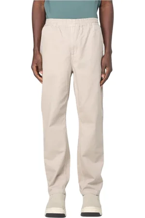 Carhartt Spodnie, Mężczyzna, Beżowy, S, Czarne Spodnie Regular Fit Casual