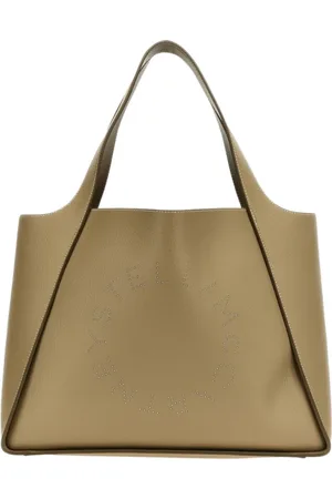 Stella McCartney Torebki, Kobieta, Szary, ONE SIZE, Szara torba z futerka Shaggy Deer