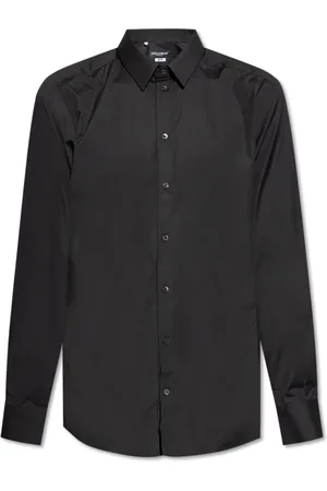 Dolce & Gabbana Koszule, Mężczyzna, Czarny, M, Klasyczna koszula