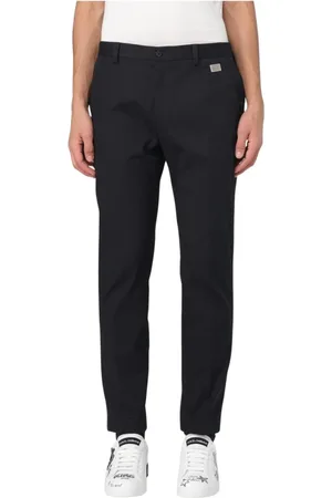Dolce & Gabbana Spodnie, Mężczyzna, Czarny, S, Klasyczne czarne spodnie krawieckie