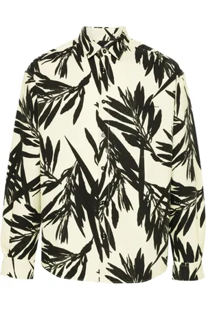 Jacquemus Koszule, Mężczyzna, Wielobarwność, M, Bawełna, Żółto-Czarna Koszula Bawełniana