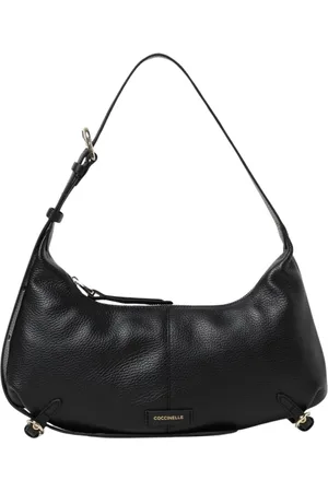 Coccinelle Torebki, Kobieta, Czarny, ONE SIZE, Skórzana torba na ramię w czarnym