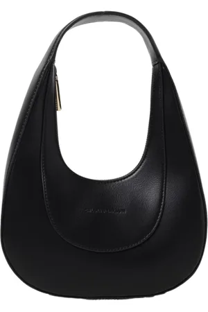 Chiara Ferragni Torebki, Kobieta, Czarny, ONE SIZE, Fioletowa torba na ramię w kształcie litery U z skóry