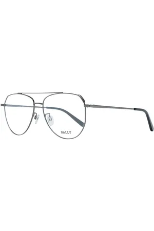 Bally Akcesoria, unisex, Szary, ONE SIZE, Gunmetal Aviator Oprawki Optyczne