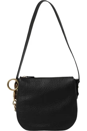 Burberry Torebki, Kobieta, Czarny, ONE SIZE, Torba na ramię z chropowatą skórą