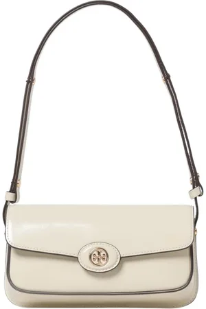 Tory Burch Torebki, Kobieta, Biały, ONE SIZE, Brązowa Mini Torba na ramię