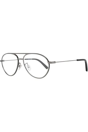 Bally Akcesoria, Mężczyzna, Szary, ONE SIZE, Gunmetal Aviator Oprawki Optyczne