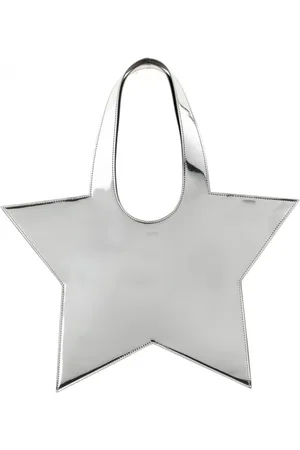 COPERNI Torebki, Kobieta, Szary, ONE SIZE, Srebrna Metaliczna Torba na ramię