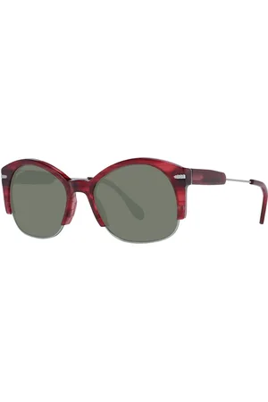 Serengeti Akcesoria, unisex, Czerwony, ONE SIZE, Czerwone polaryzowane okrągłe okulary przeciwsłoneczne