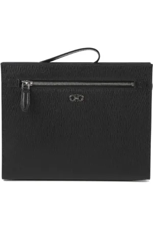 Salvatore Ferragamo Torebki, Mężczyzna, Czarny, ONE SIZE, Czarna Kolekcja Torebek