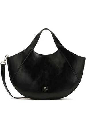 Kazar Torebki, Kobieta, Czarny, ONE SIZE, Okrągła skórzana torba hobo