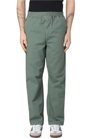Carhartt Spodnie, Mężczyzna, Zielony, L, Czarne Spodnie Casual Regular Fit