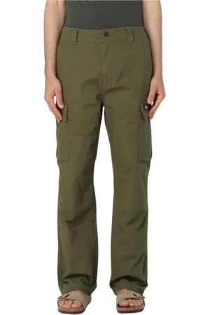 Dickies Spodnie, Mężczyzna, Zielony, W33, Spodnie Cargo Wytrzymałe Klasyczne Beżowe